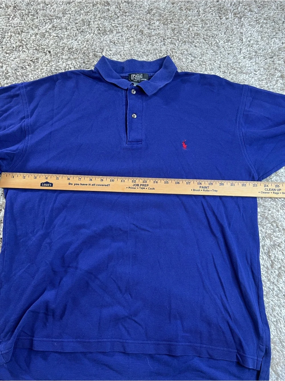 Ralph Lauren Polo Pair Black Label USA — Blue and Burgundy Short-Sleeve Polos